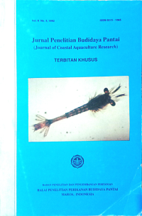 Jurnal Penelitian Budidaya Pantai Vol 8 No. 3, 1992