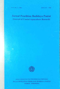 Jurnal Penelitian Budidaya Pantai Vol 9 No. 3, 1993