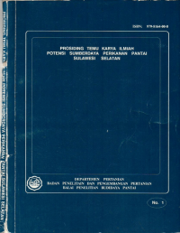 PROSIDING Temu Karya Ilmiah Potensi Sumber Daya Perikanan Pantai, SULSEL