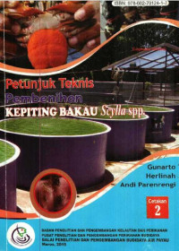 Petunjuk Teknis Pembenihan Kepiting Bakau Scylla spp