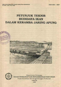 Petunjuk Teknis Budidaya Ikan Dalam Keramba Jaring Apung