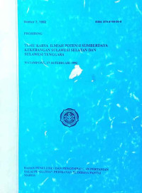 PROSIDING Temu Karya Ilmiah Potensi Sumberdaya Kekerangan SULSEL dan SULTENGG No. 7, 1992